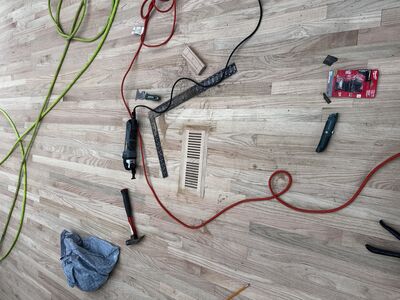 Engineered flooring project