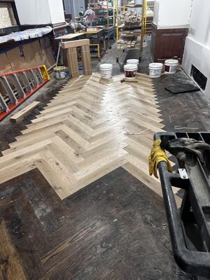 Engineered flooring installation