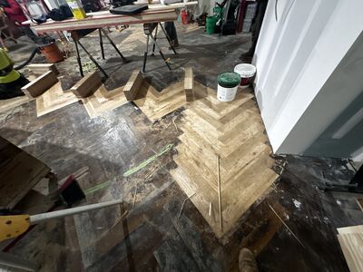 Hardwood flooring project