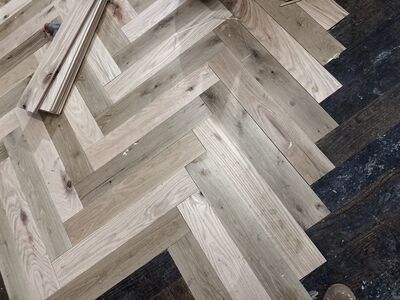 Hardwood flooring work