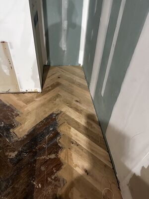 Hardwood flooring project