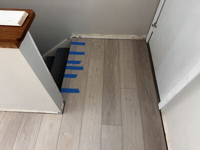 Hardwood flooring work