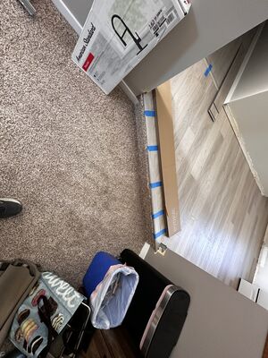 Hardwood floor project