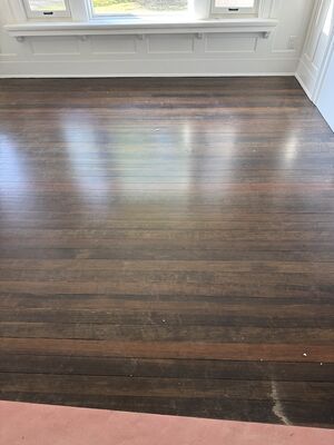 Hardwood floor project in Fox Point, Wisconsin