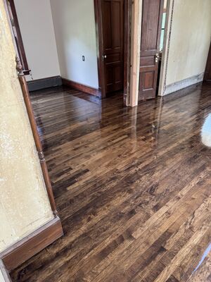 Hardwood flooring installation in Brown Deer, Wisconsin