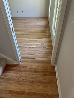 Hardwood flooring project in Pewaukee, Wisconsin